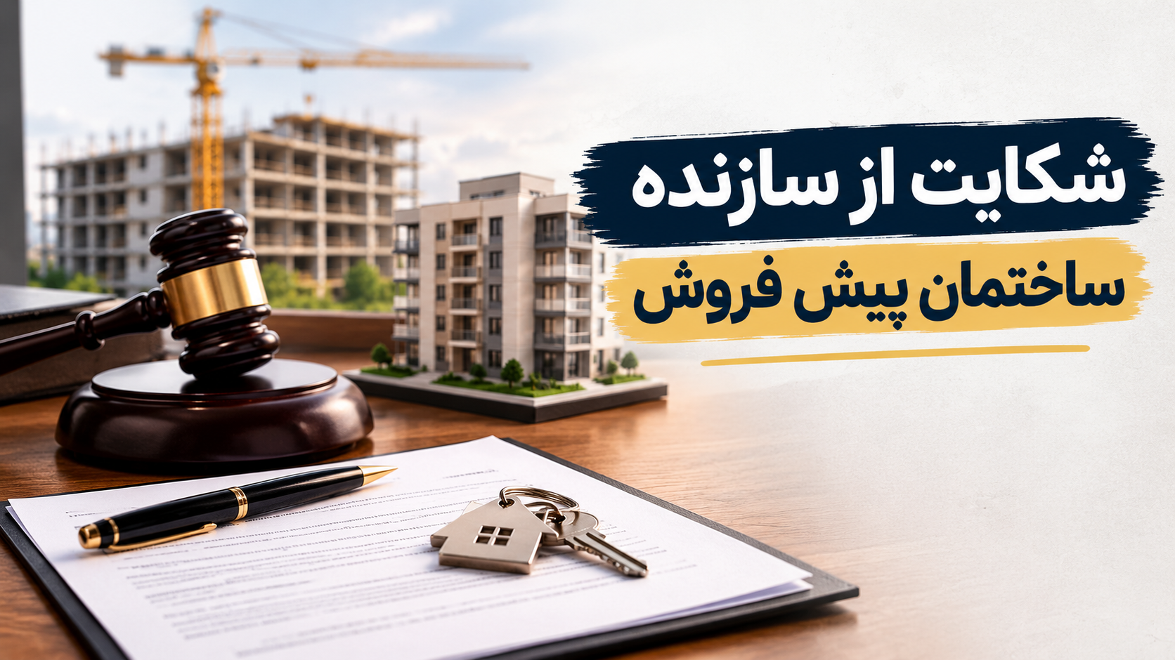 شکایت از سازنده ساختمان پیش فروش
